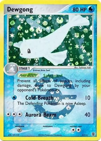 FireRed & LeafGreen Dewgong #3/112 reverse holo
